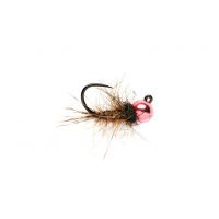 Roza's Pink Hare's Ear Jig 3,2mm Nymphe 