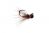 CDC Pheasant Tail Matte Black Jig 3,2mm Nymphe Widerhakenlos