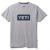 Yeti Logo Badge C&S T-Shirt - Grey/Navy