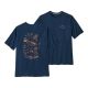Patagonia Action Angler Responsibili-Tee T-Shirt - Tidepool Blue