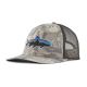 Patagonia Fitz Roy Trout Trucker Kappe - Cliffs and Waves