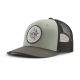Patagonia Stand Up Trout Trucker Kappe - Wild Grizz: Sleet Green