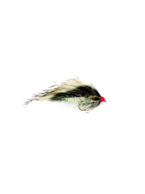 SR Hot Head Straggle Zonker Grizzly Streamer