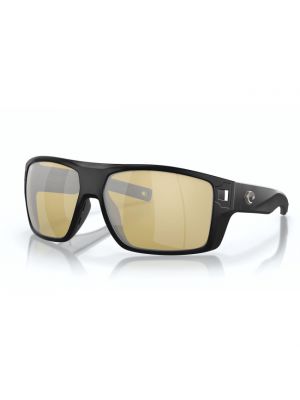 Costa Diego Polarisationsbrille - Matte Black 580G Sunrise Silver Mirror