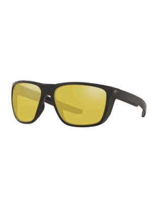 Costa Ferg Polarisationsbrille - Matte Black 580G Sunrise Silver Mirror