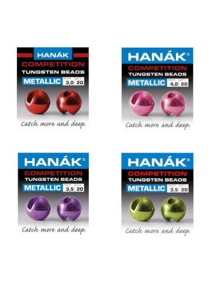 Hanak Tungsten Beads Perlen - Metallic